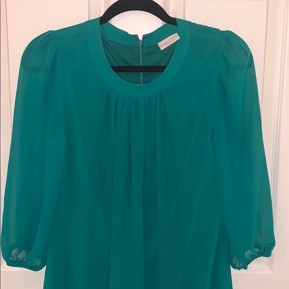 New Emerald Green Mini Dress - Picture 2 of 4